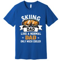 Skiing Dad Cool Gift Snow Sport Funny Dad Ski Skiing Gift Premium T-Shirt