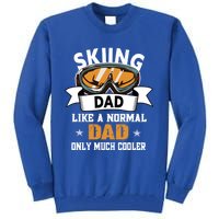 Skiing Dad Cool Gift Snow Sport Funny Dad Ski Skiing Gift Tall Sweatshirt