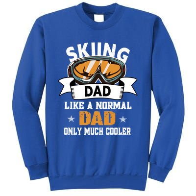 Skiing Dad Cool Gift Snow Sport Funny Dad Ski Skiing Gift Tall Sweatshirt