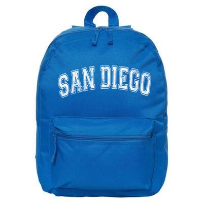 San Diego Classic Vintage Cute Gift I California State Gift Great Gift 16 in Basic Backpack