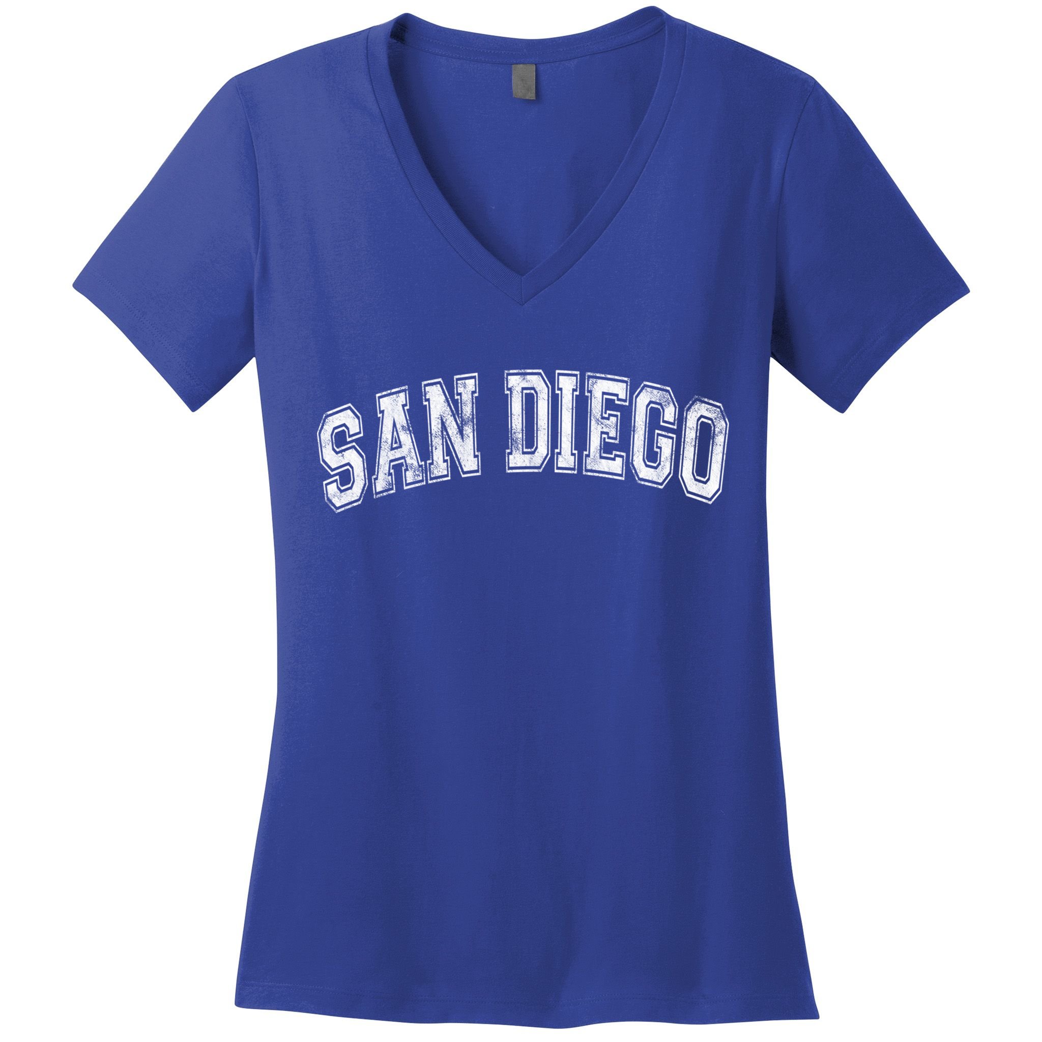 San Diego Classic Vintage Cute Gift I California State Gift Great Gift Women's V-Neck T-Shirt