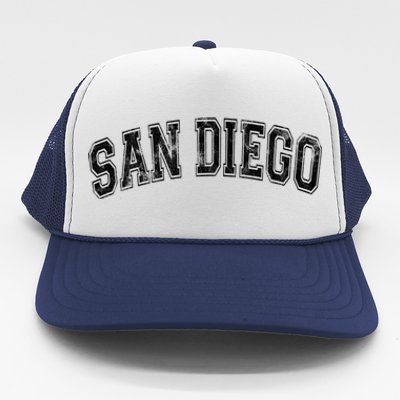 San Diego Classic Vintage Cute Gift I California State Gift Great Gift Trucker Hat