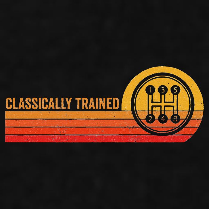 Stick Driver Classically Trained Manual Transmission Retro Ladies PosiCharge Tri-Blend Wicking Tank