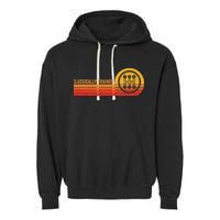 Stick Driver Classically Trained Manual Transmission Retro Garment-Dyed Fleece Hoodie