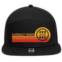 Stick Driver Classically Trained Manual Transmission Retro 7 Panel Mesh Trucker Snapback Hat