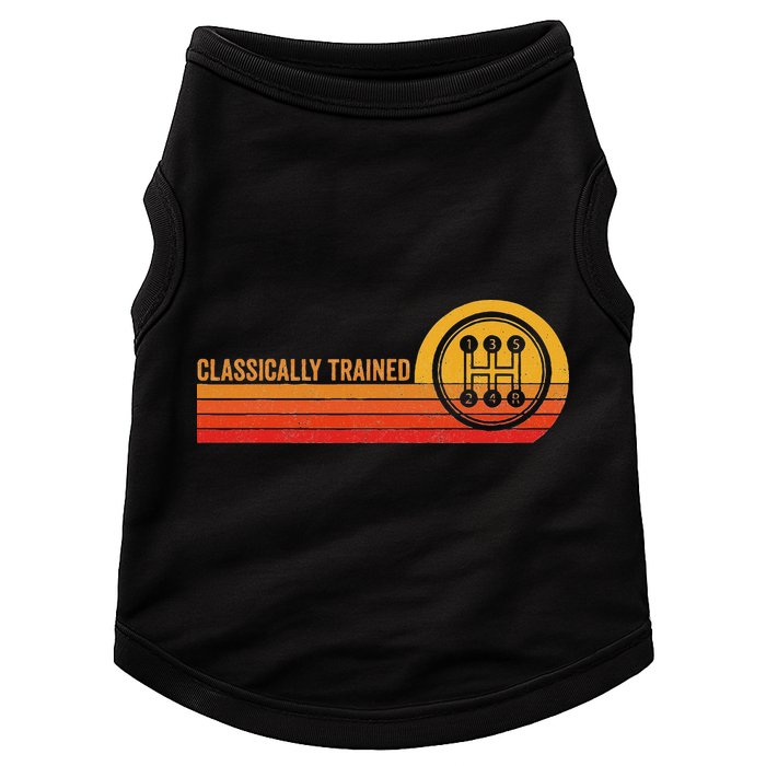 Stick Driver Classically Trained Manual Transmission Retro Doggie Tank