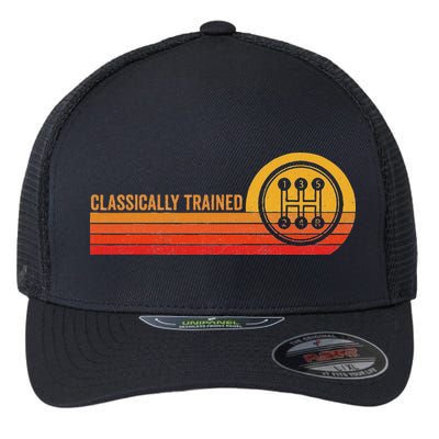 Stick Driver Classically Trained Manual Transmission Retro Flexfit Unipanel Trucker Cap