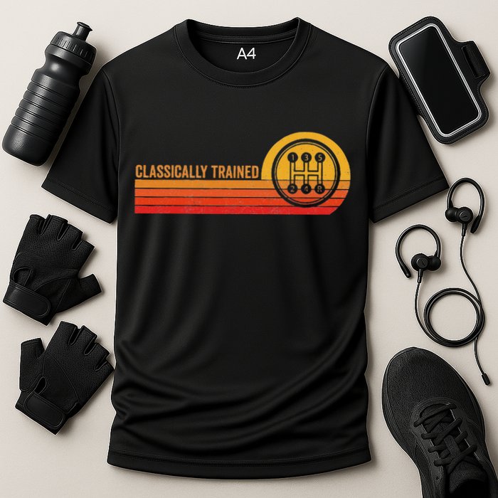 Stick Driver Classically Trained Manual Transmission Retro Performance Shirt