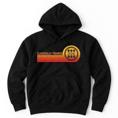 Stick Driver Classically Trained Manual Transmission Retro Hoodie