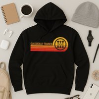 Stick Driver Classically Trained Manual Transmission Retro Hoodie