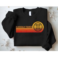 Stick Driver Classically Trained Manual Transmission Retro Sweatshirt
