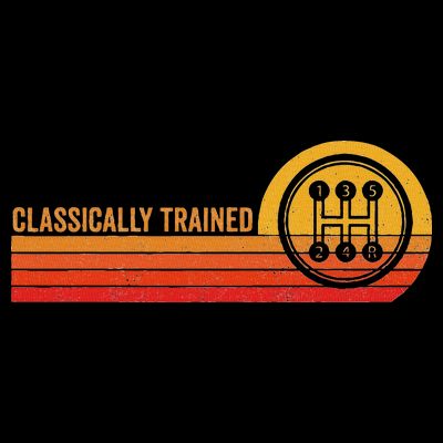Stick Driver Classically Trained Manual Transmission Retro T-Shirt
