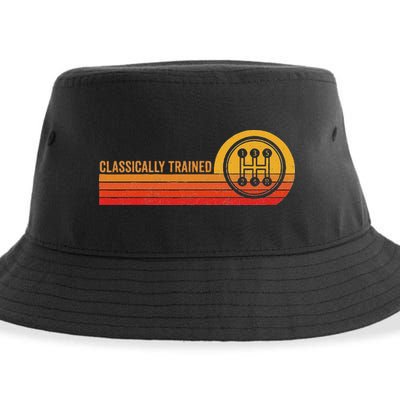 Stick Driver Classically Trained Manual Transmission Retro Sustainable Bucket Hat
