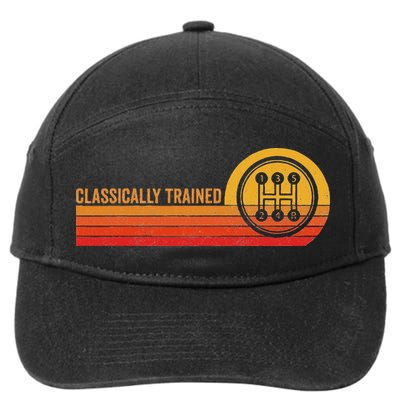 Stick Driver Classically Trained Manual Transmission Retro 7-Panel Snapback Hat