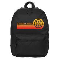 Stick Driver Classically Trained Manual Transmission Retro 16 in Basic Backpack