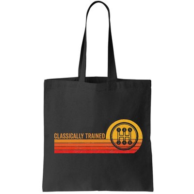 Stick Driver Classically Trained Manual Transmission Retro Bag