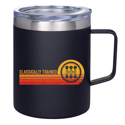 Stick Driver Classically Trained Manual Transmission Retro 12oz Stainless Steel Coffee Mug