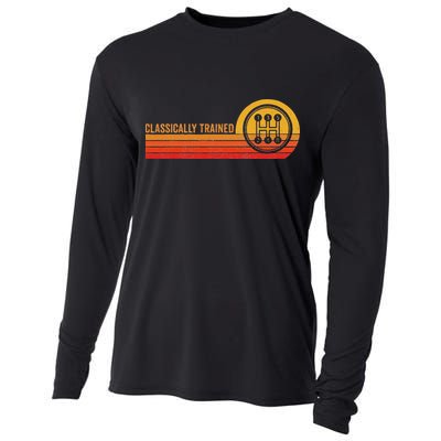 Stick Driver Classically Trained Manual Transmission Retro Cooling Performance Long Sleeve Crew