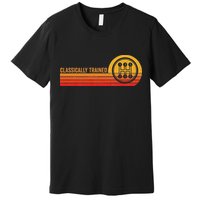 Stick Driver Classically Trained Manual Transmission Retro Premium T-Shirt