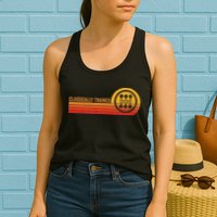 Stick Driver Classically Trained Manual Transmission Retro Womens Tank Top