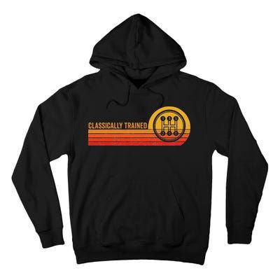 Stick Driver Classically Trained Manual Transmission Retro Tall Hoodie