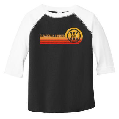 Stick Driver Classically Trained Manual Transmission Retro Toddler Fine Jersey T-Shirt