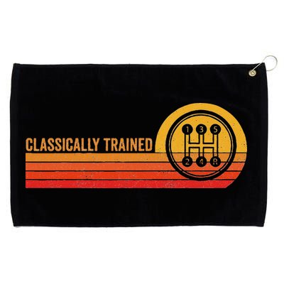 Stick Driver Classically Trained Manual Transmission Retro Grommeted Golf Towel