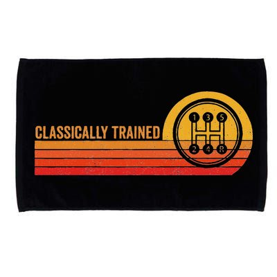 Stick Driver Classically Trained Manual Transmission Retro Microfiber Hand Towel