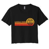 Stick Driver Classically Trained Manual Transmission Retro Crop Top