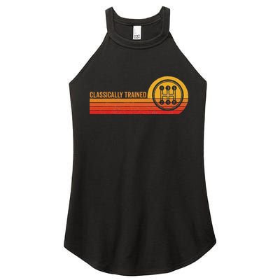 Stick Driver Classically Trained Manual Transmission Retro Women's Perfect Tri Rocker Tank
