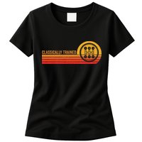 Stick Driver Classically Trained Manual Transmission Retro Womens T-Shirt