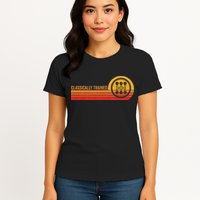 Stick Driver Classically Trained Manual Transmission Retro Womens T-Shirt