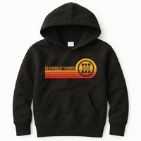 Stick Driver Classically Trained Manual Transmission Retro Kids Hoodie