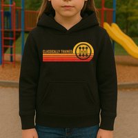 Stick Driver Classically Trained Manual Transmission Retro Kids Hoodie
