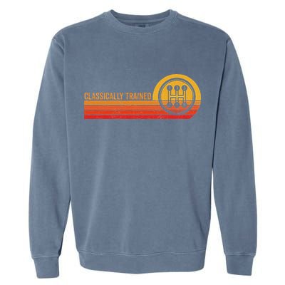Stick Driver Classically Trained Manual Transmission Retro Garment-Dyed Sweatshirt