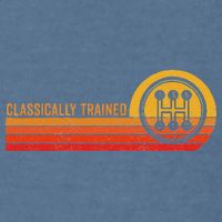 Stick Driver Classically Trained Manual Transmission Retro Garment-Dyed Sweatshirt