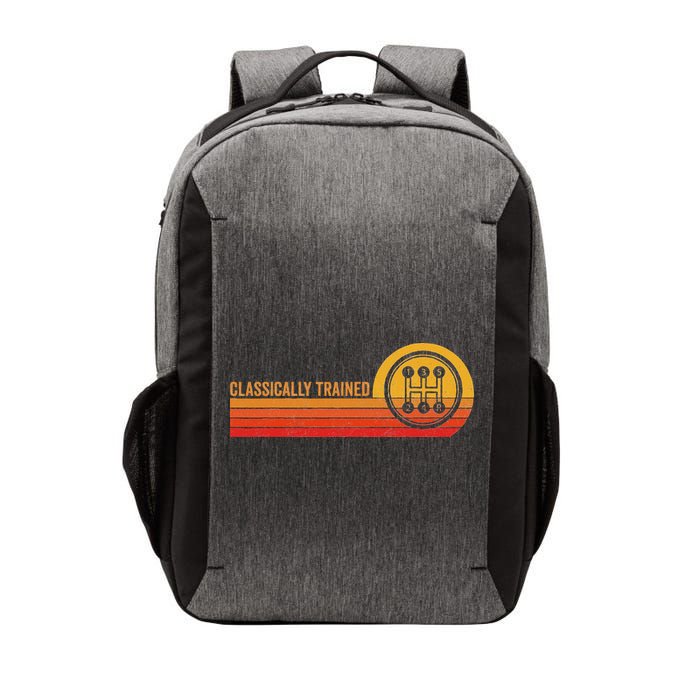 Stick Driver Classically Trained Manual Transmission Retro Vector Backpack