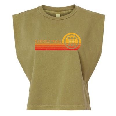Stick Driver Classically Trained Manual Transmission Retro Garment-Dyed Women's Muscle Tee
