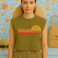 Stick Driver Classically Trained Manual Transmission Retro Garment-Dyed Women's Muscle Tee