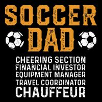 Soccer Dad Cheering Section Financial Investor Equipment Women's V-Neck T-Shirt
