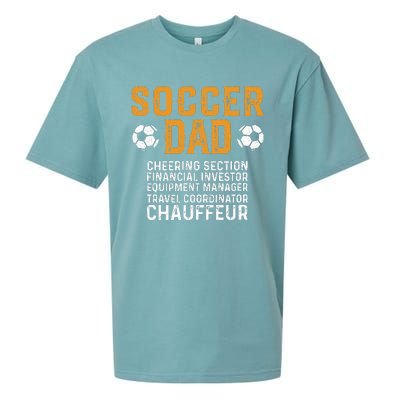 Soccer Dad Cheering Section Financial Investor Equipment Sueded Cloud Jersey T-Shirt