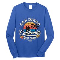 San Diego California Beach Surf Summer Vacation Vintage Cute Gift Long Sleeve Shirt