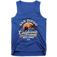 San Diego California Beach Surf Summer Vacation Vintage Cute Gift Tank Top