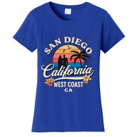 San Diego California Beach Surf Summer Vacation Vintage Cute Gift Women's T-Shirt