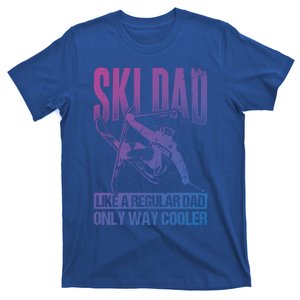 Ski Dad Cool Dad Best Dad Mountains Skiing Wintersport Gift T-Shirt