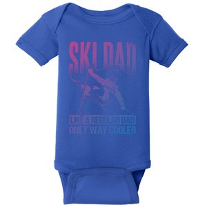 Ski Dad Cool Dad Best Dad Mountains Skiing Wintersport Gift Baby Bodysuit