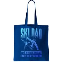 Ski Dad Cool Dad Best Dad Mountains Skiing Wintersport Gift Tote Bag