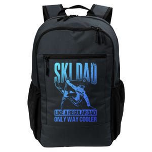 Ski Dad Cool Dad Best Dad Mountains Skiing Wintersport Gift Daily Commute Backpack