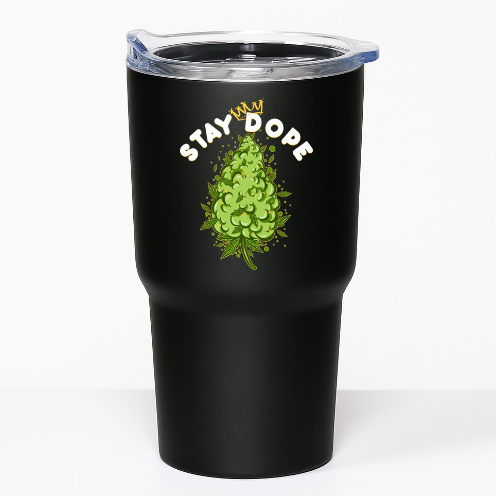Stay Dope Cannabis Marijuana Bud Tumbler