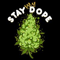 Stay Dope Cannabis Marijuana Bud Baby Bodysuit
